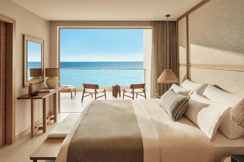 Tiara Holidays - Ikos Olivia deluxe deluxe one bedroom bungalow suite balcony beachfront